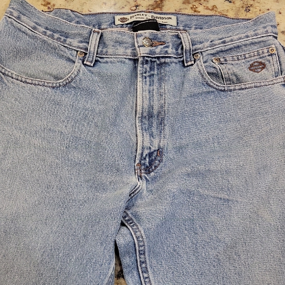 Harley-Davidson Men's Light Blue Jeans 33x30